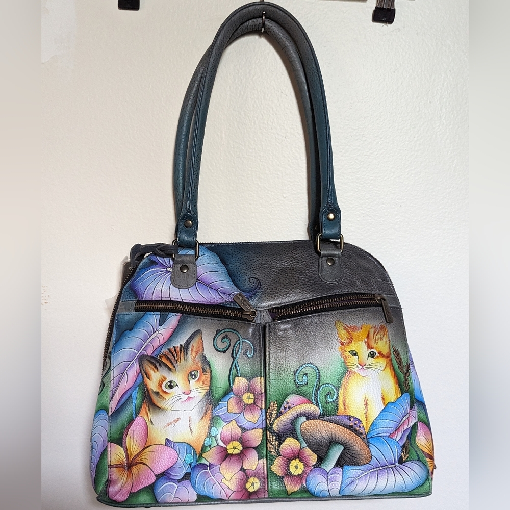 Anushka painted bag